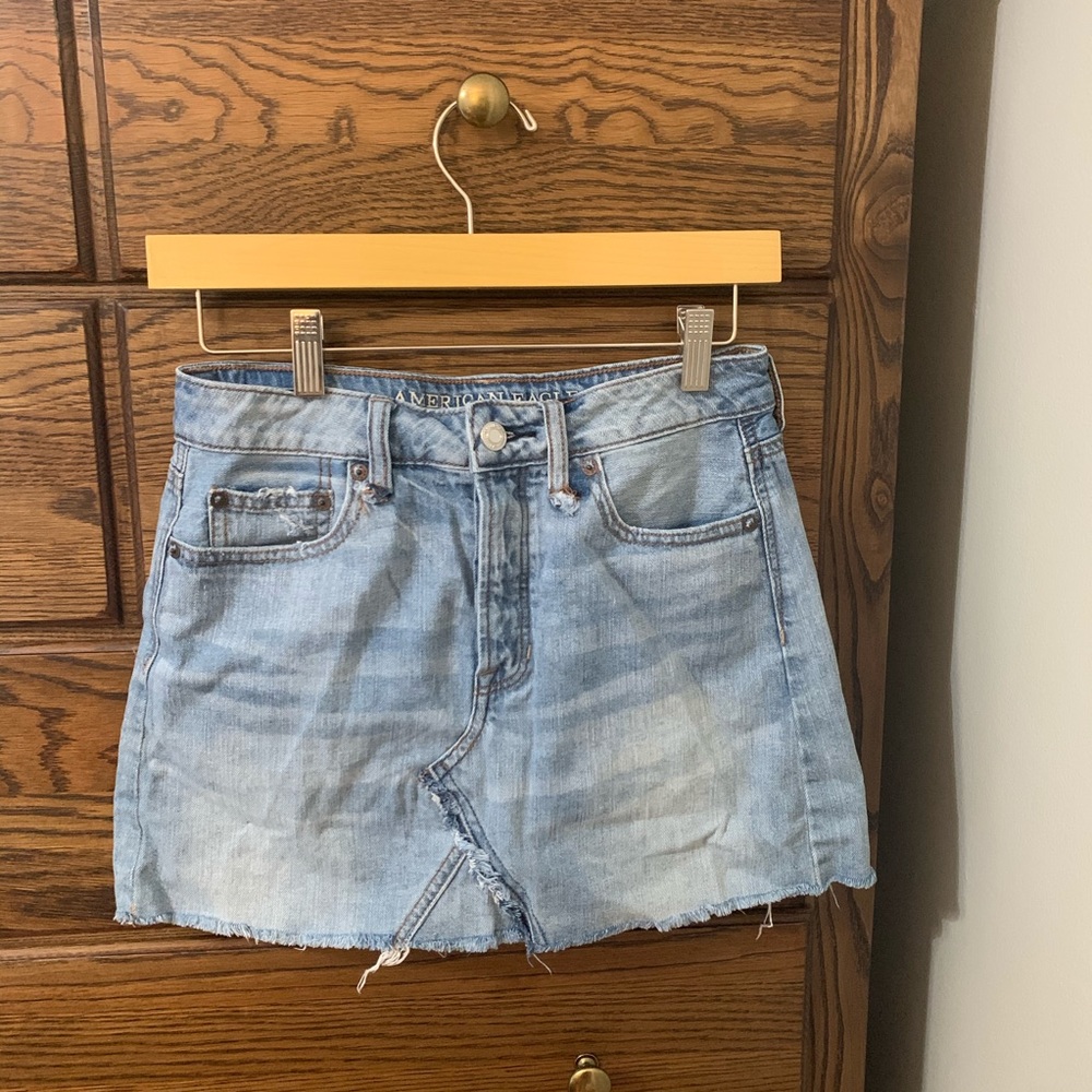 American eagle denim miniskirt
